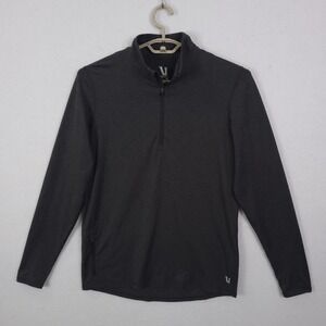 Vuori Ponto Performance Half Zip Pullover Mens M Charcoal Heather V221